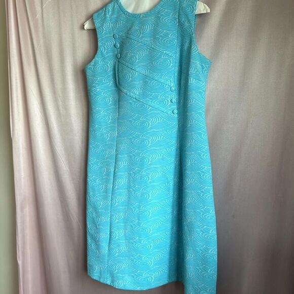 Vintage 60s sleeveless womens plus size dress - Picture 5 of 5